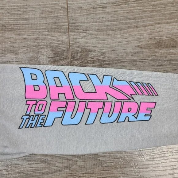 Gap Teen Back To The Future Long Sleeve Crop Top XL - Picture 7 of 14